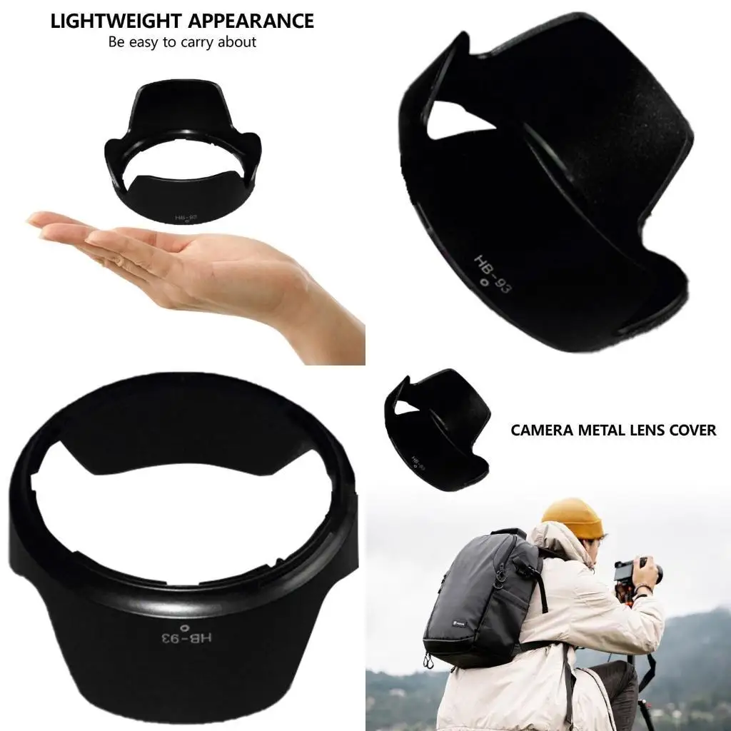 

31BA Camera Lens Shade Lens Hood Sun Glares Reduction Lens Hood Universal Lens Hood Photography Lens Shade for Camera 93