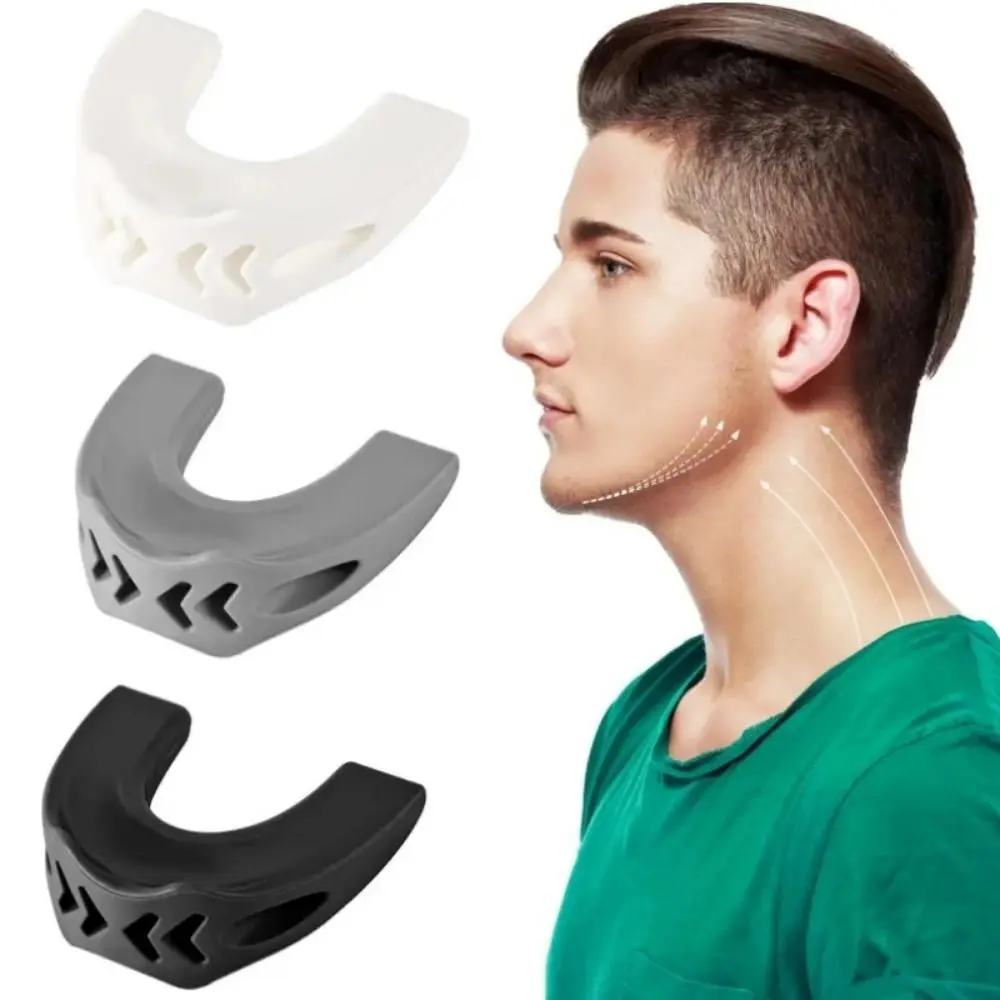 40/50/60Lbs Jaw Exerciser Facial Chew Bite Muscle Anti-stress Redefine Jawline Trainer Facial Trainer Portable