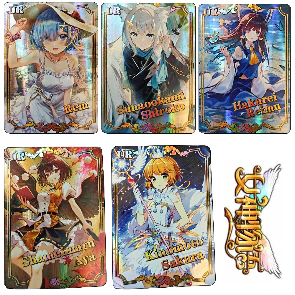 Goddess Story UR 2M13 rem hakurei reimu kinomoto sakura yuki miku Refraction glitter bronzing collection card Holiday gifts