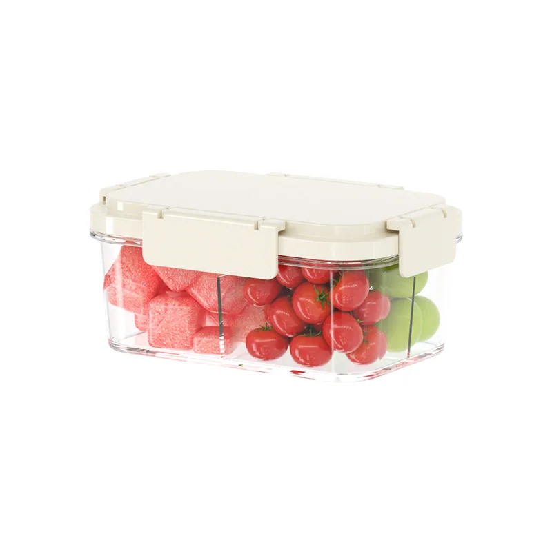 Leak Proof Food Storage Containers With Built in Fork and Spoon Reusable BPA Free Lunch Box For Picnic Office School