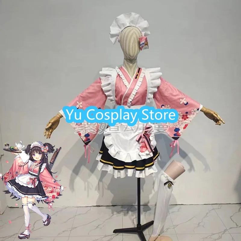 

Yu-Cosplay Game Blue Archive Kouwa Shizuko Cosplay Costume Cute Maid Dress Party Suit Halloween Uniforms Anime Clothing Custom