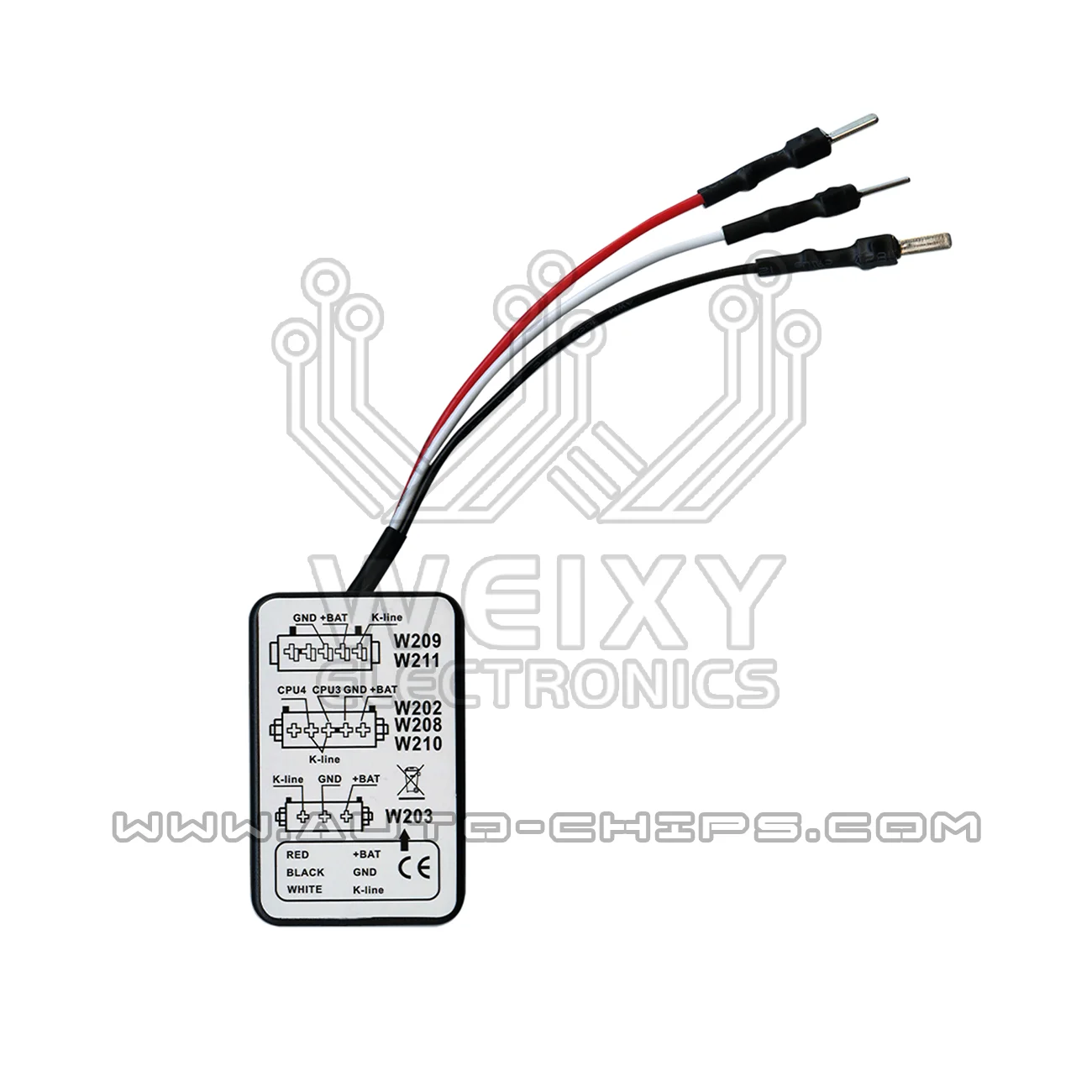 Steering lock emulator for Mercedes-Benz W209 211 202 208 210 203