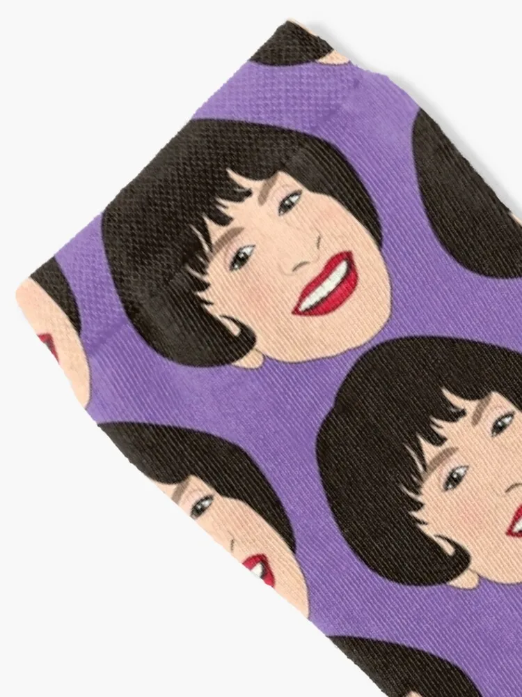 Chaussettes Patti Lupone Icon pour hommes et femmes, chaussettes de Noël colorées