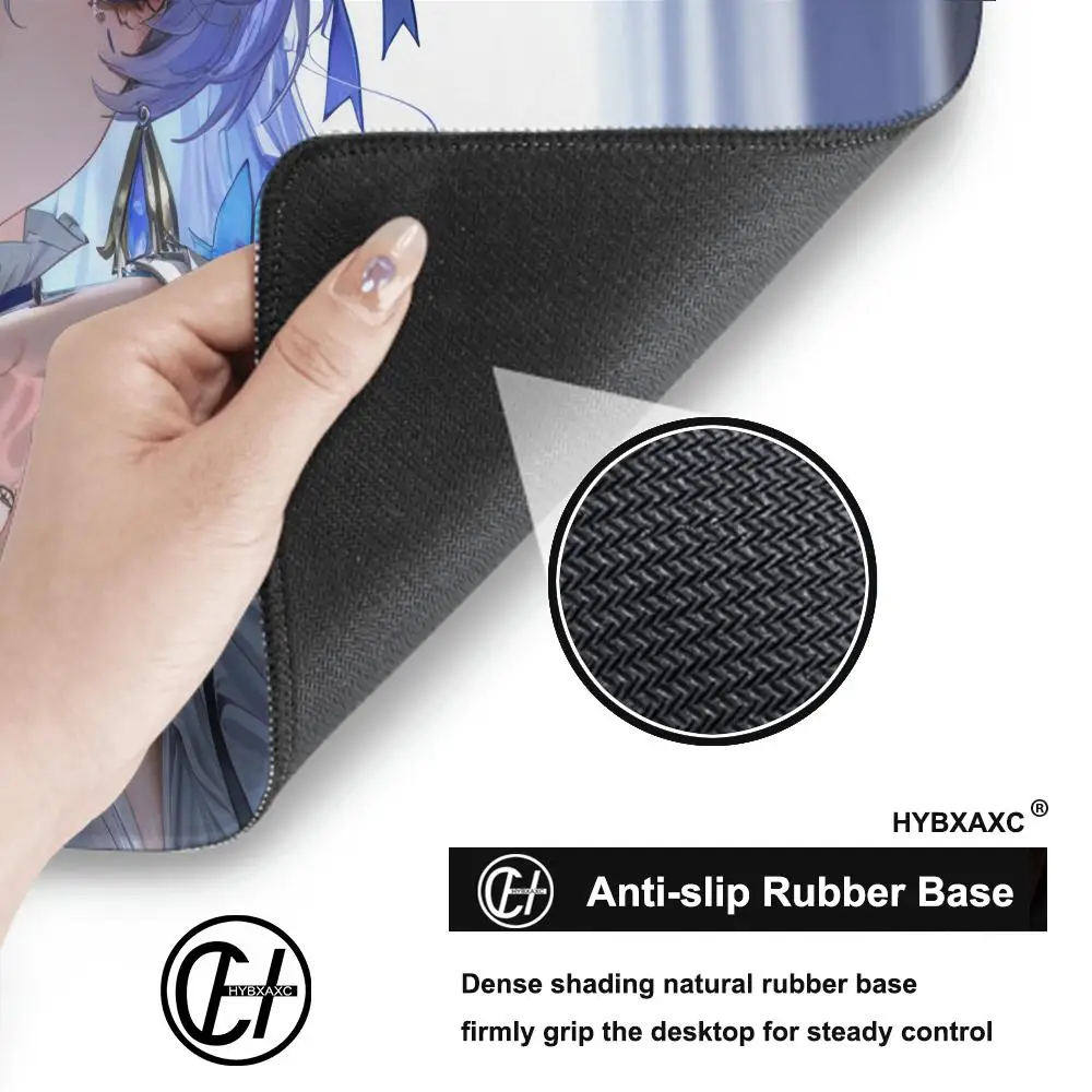 لوحة ماوس كانتريلا لعبة Wuthering Waves Mousepad مكتب مكتب الوسادة ملحقات ألعاب الكمبيوتر غرزة حافة المطاط لوحة المفاتيح حصيرة