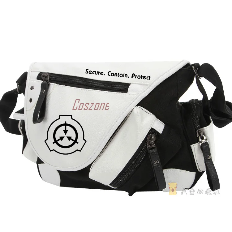 

SCP Foundation Cosplay Crossbody Messenger Bag School Handbag Teentage Travel Shoulder Rucksack Gift