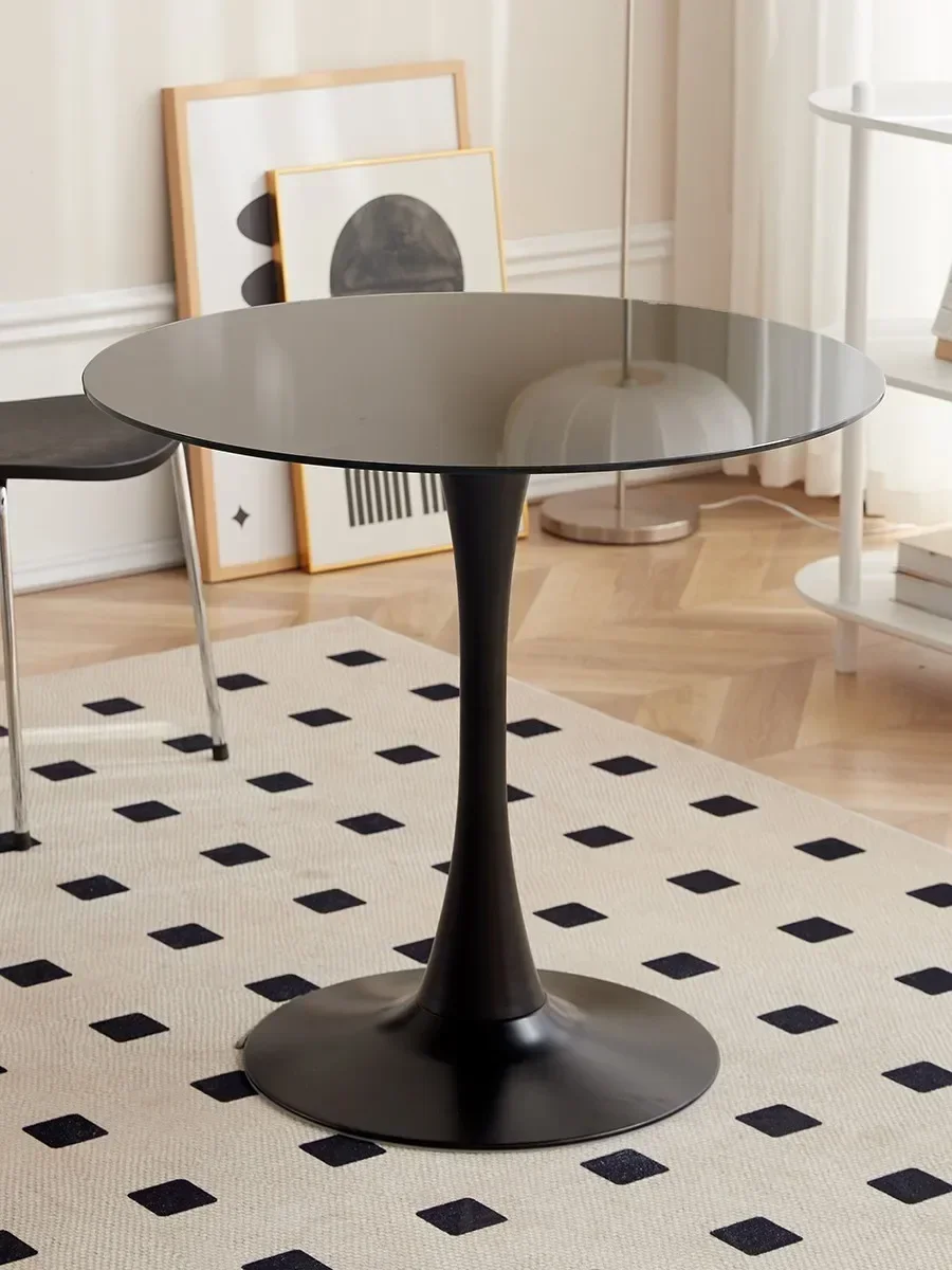 

Tulip White Round Table Simple Modern Casual Balcony Dining Home Nordic Cafe