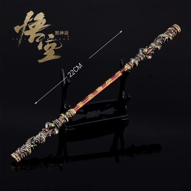 30cm Black Myth: WuKong Figure Golden Cudgel Action Figures Hot Game Alloy Figurine Model Room Decor Toy Fans Gift