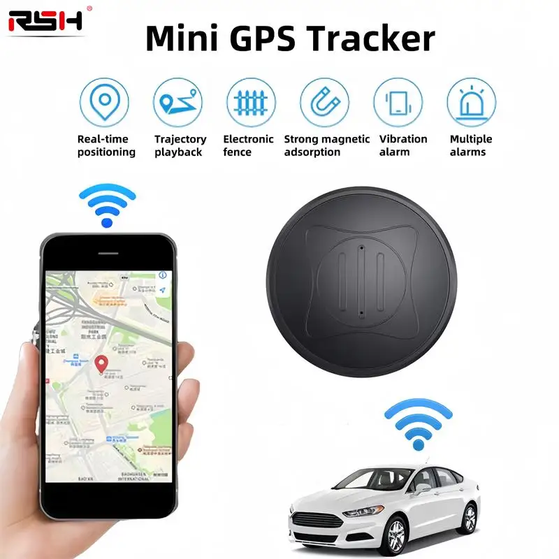 GPS Tracker Strong Magnetic Car Anti-Lost Device truck Bag Elderly Tracking for IOS/ Android Smart Finder Locator Multiple alarm