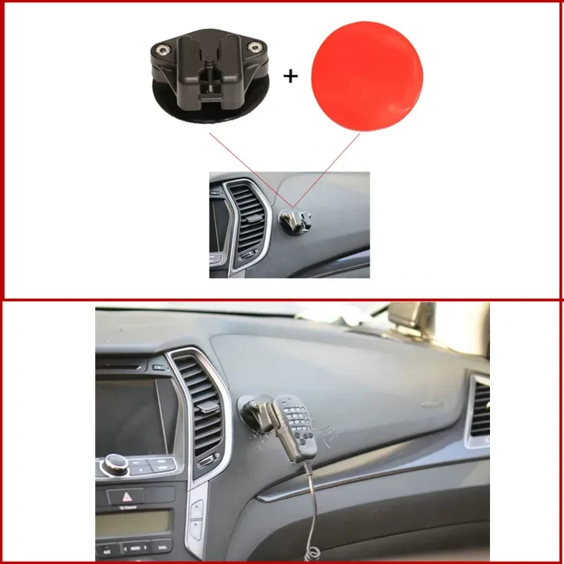 Suporte de microfone de mão titular gancho plataforma do carro cabide rack ao ar livre anti-resistência peças de reparação para yaesu 7900r 8900r 100dr