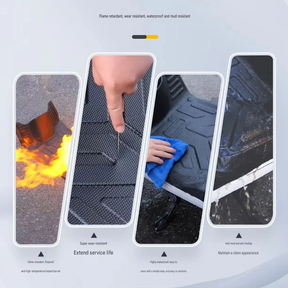 【Factory Direct】For HAOJUE ADX125 special modification accessory-specific footrest pads, pedal pads for motorcycles, foot mats