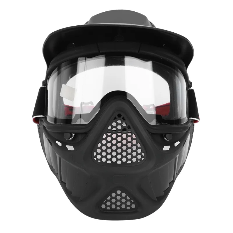 

Outdoor Archery Face Mask Double Layer Anti Fog Paintball Protective Safety Helmet Masks