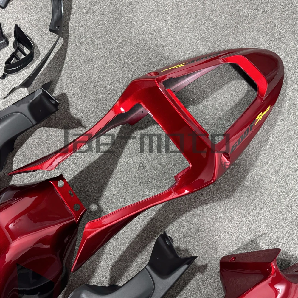 For CBR600 2001-2003 F4I 2001-2003 Motorcycle Bodywork Set High Quality Injection ABS Plastics Fairings Accessories Black Red B image 3