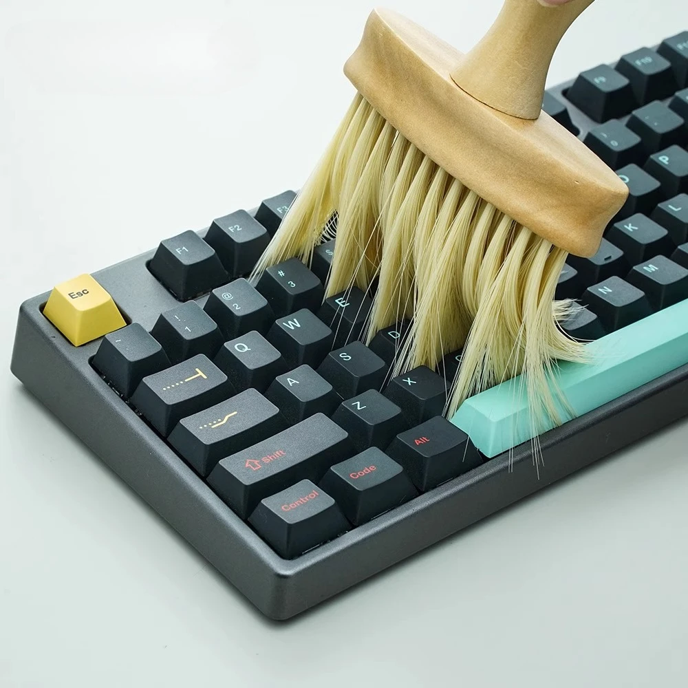FBB Keyboard Cleaning Soft Brush Long Hair Dust Removal Laptop Small Brush Desktop Case Dust Cleaning Tool