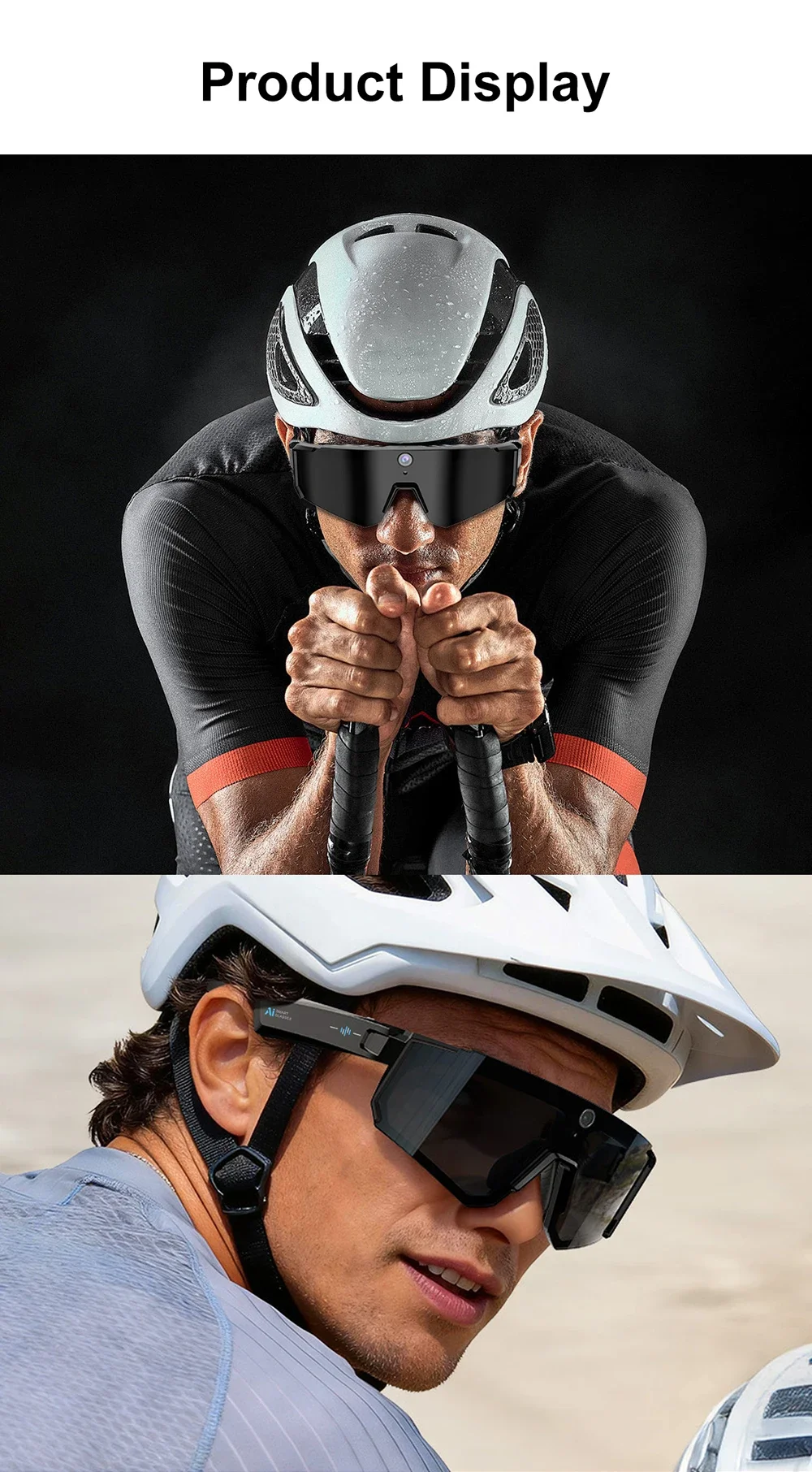 Oneplus AI Smart-Brille 1600W 8K HD Anti-Shake-Kamera Fahrrad-Foto- & Video-Sportsonnenbrille Dual-Mikrofon 32GB Winddichte Schutzbrille 2026 – Detail 18