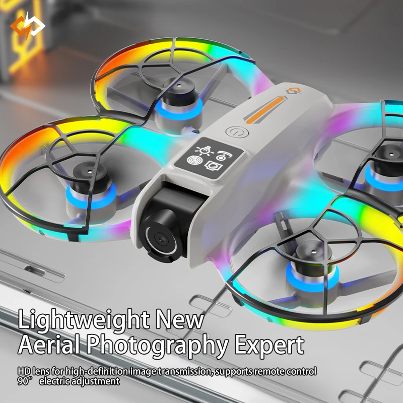 New L8 PRO Drone 8K HD Dual Camera Brushless Optical Flow Positioning UAV LCD Remote Control Quadcopter Children Toy Gifts