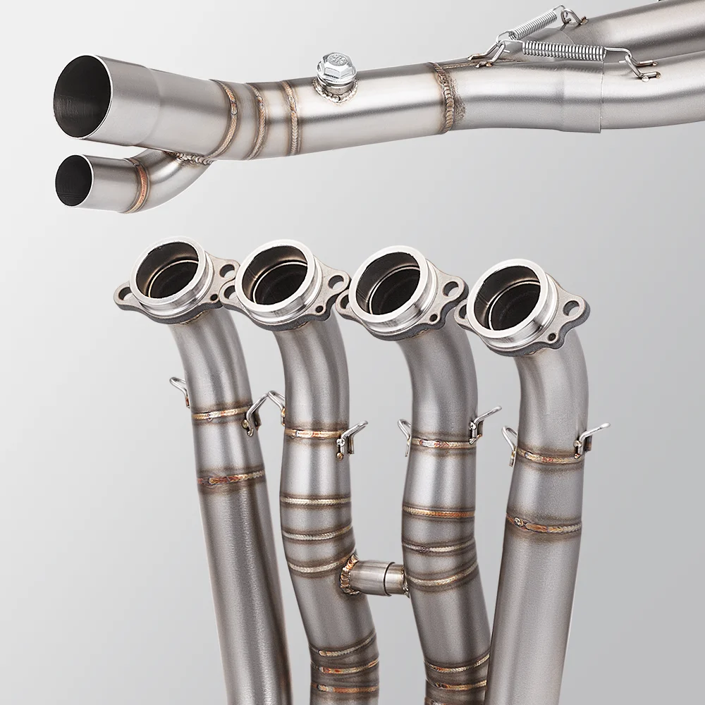 2017-2020 S1000R S1000RR دراجة نارية الجبهة وصلة أنبوب ملحق حالة جديدة اتصال مع الأصلي #4