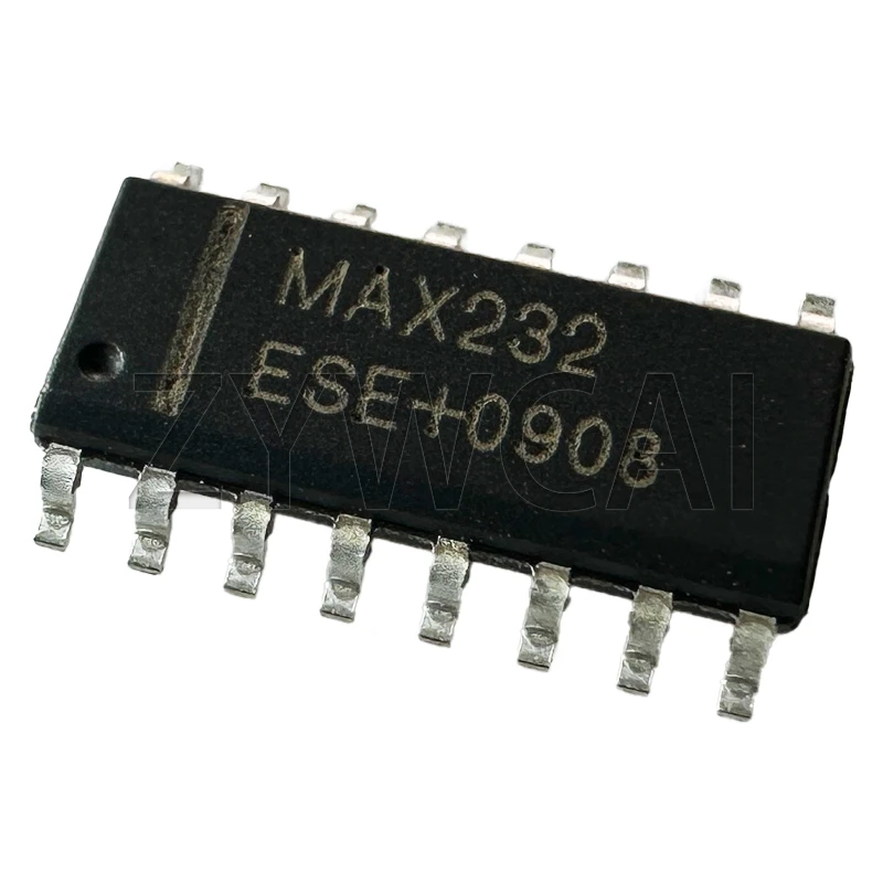 10 PZ MAX232ESE + T MAX232 SOP16 5 V Alimentato Multicanale RS-232 Driver Ricevitori Conversione di comunicazione seriale