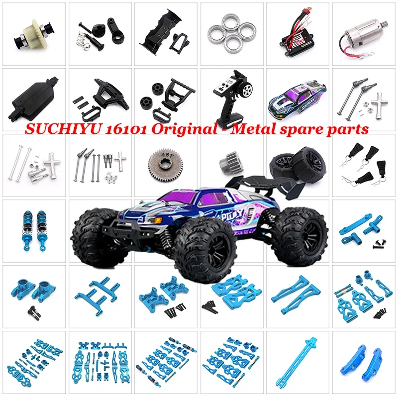 Aluminiowe ramię zawieszenia, kierownica siedzenia kierownicy, zmodyfikowane części metalowe, SCY RC Car 16101 16102 16103 Akcesoria JJRC