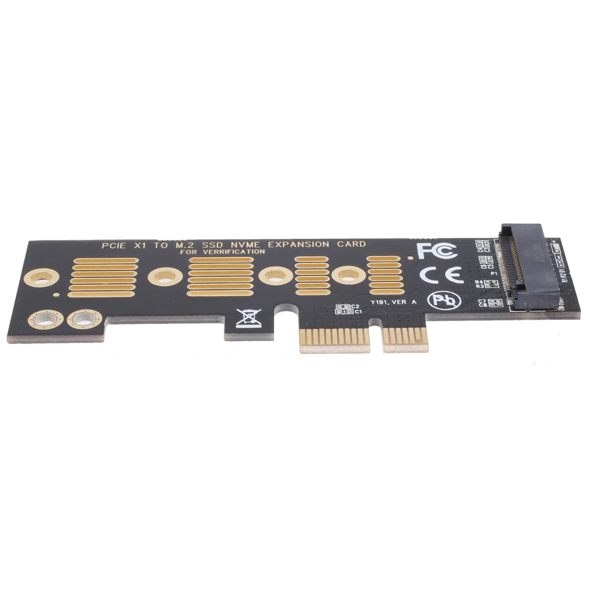 M2 SSD NVME to PCIE X1 Adapter Card PCIE X1 to M2 Expansion Card Hard Drive Adapter M Key Interface Card