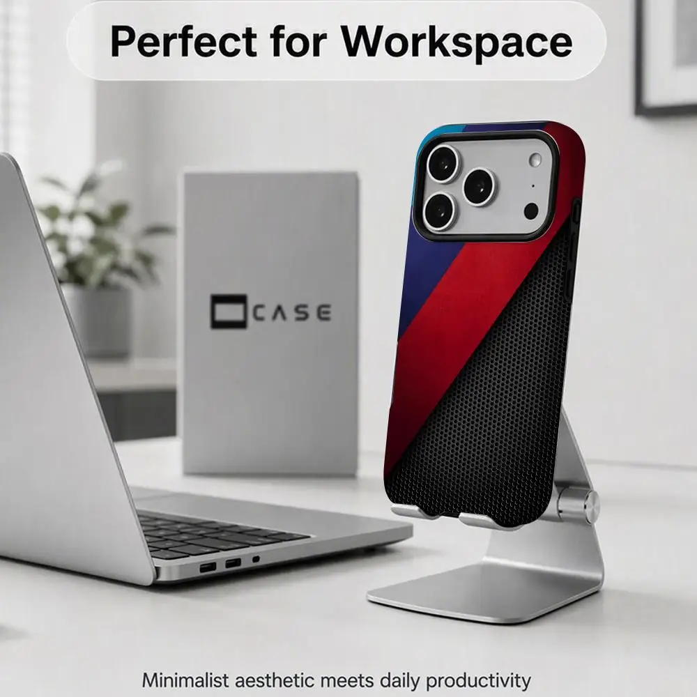 Handyhülle für iPhone 18 17 16 16e 15 14 13 12 Mini 11 Air Pro XS Max XR X Plus Glas Silikonrahmen Blau Rot Auto Rückseitenabdeckung – Detail 7