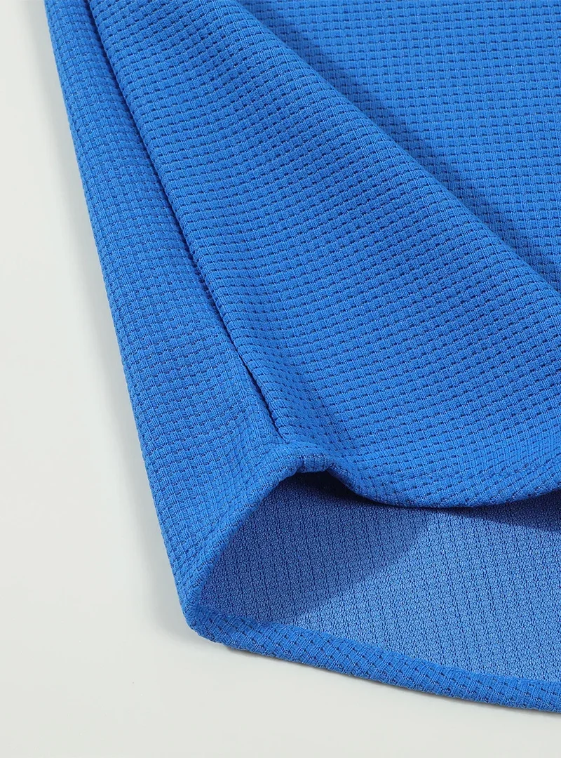 Koreanische Waffel-Kapuzenjacken für Herren, Frühling und Herbst, Kontrastfarbe, einreihige Kapuzenjacken, atmungsaktive, lässige, leichte Jacke – Detail 3