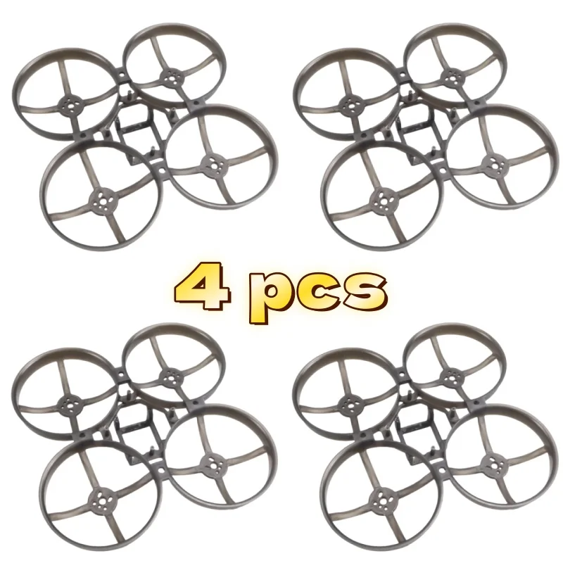 

4pc Brushless Compatible with Tinywhoop for RC FPV Freestyle And Racing Drones HappyModel Mobula7 V4 Drone Frame Kit Update 85mm