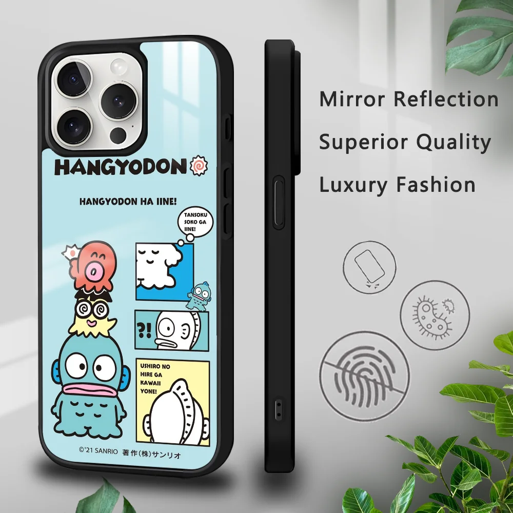 Hangyodon Fish Phone Case For iPhone 16 15 14 13 12 11 Pro Xs Max Mini Plus Celulares Hard Funda Dropshipping