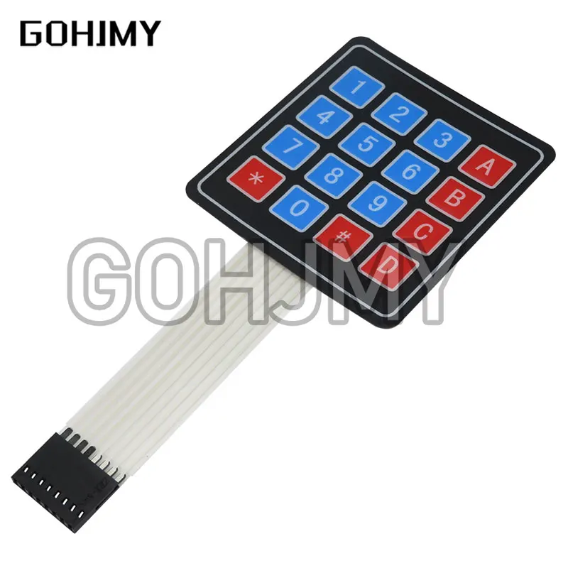 10pcs 16 Key 4 x 4 Membrane Switch Keypad 4x4 4*4 Matrix Array Matrix keyboard