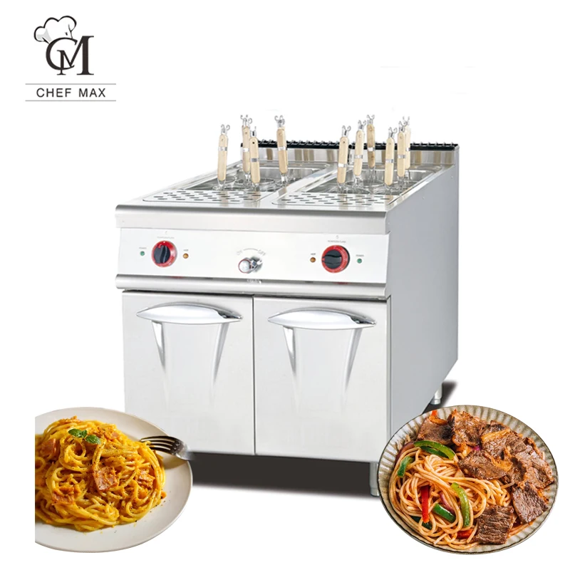 

Chefmax Comercial 20-корзина с автоматическим подъемом, макаронная плита, коммерческая плита для лапши, промышленная плита для макарон