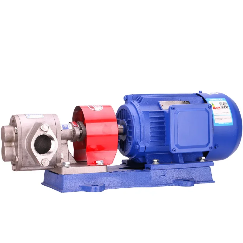 Pussy KCB304 stainless steel gear oil pump motor three-phase 380 large flow explosion-proof oil pump