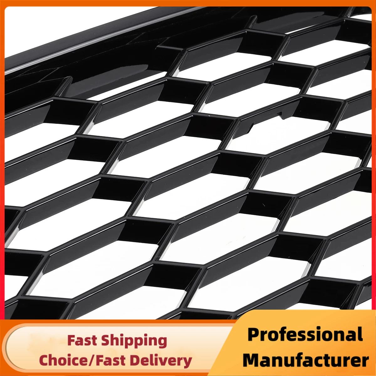 Front Fog Light Racing Grille For Audi A5 S-Line S5 B8 RS5 2008-2012 Honeycomb Mesh Fog Lamp Cover Sport Grille