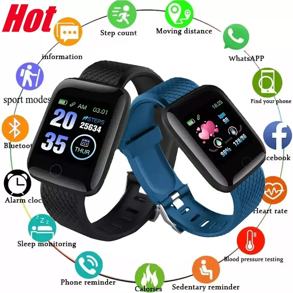 

For Xiaomi Bluetooth Smart Watch Men Women Blood Pressure Heart Rate Monitor Sport Smartwatch Tracker Reminder For Android IOS