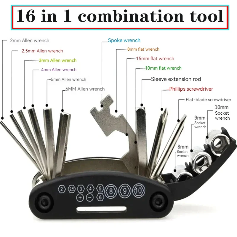 For Macbor Montana XR1 XR5 500 Rockster flat 125 Eight Mile 500 Scrambler multifunction Combination Tool Repair Screwdriver