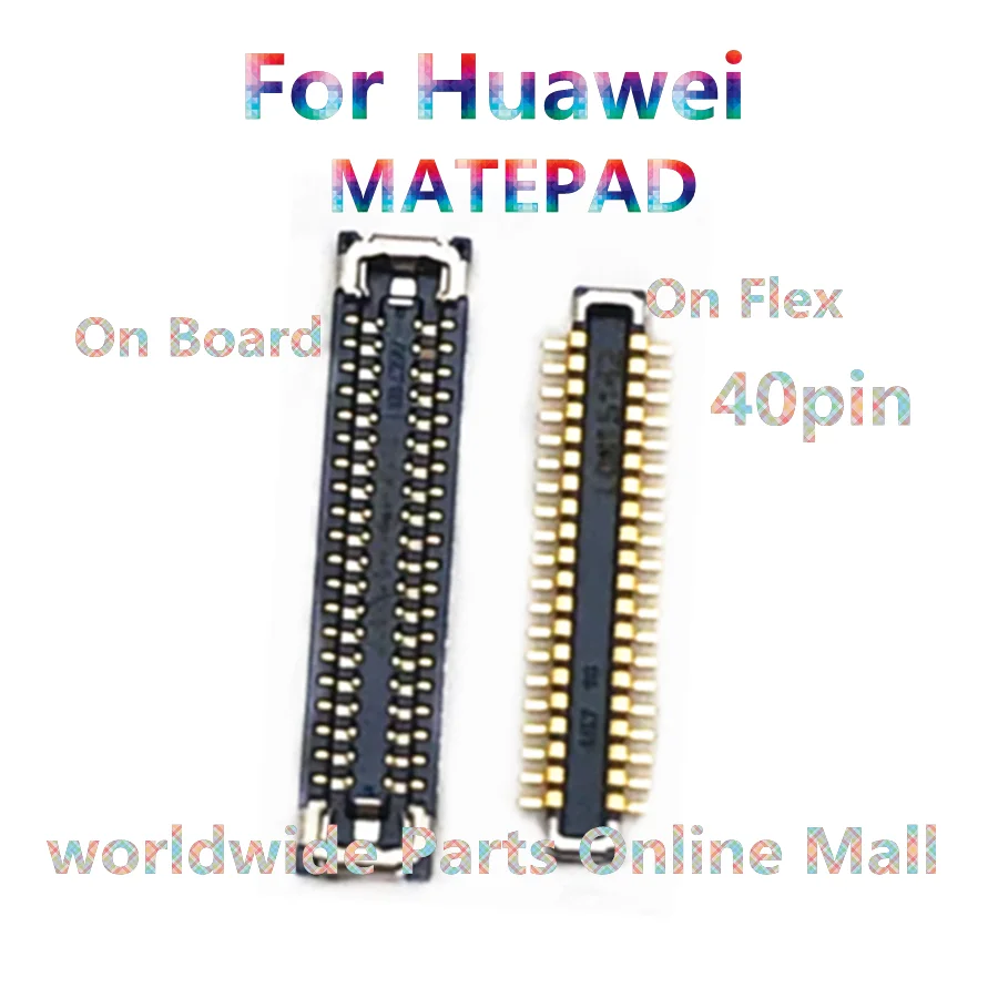 For Huawei MATEPAD charging stand BAH4-W29 AL10 W09 W19 W39 AN10 inline seat motherboard tail plug small board cable 40pin