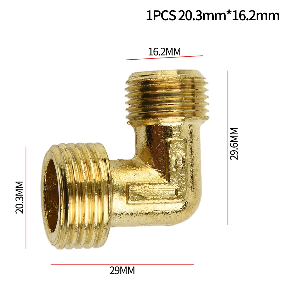 1pcs Brand New Air Compressor Elbow Oil-free Right Angle Adapter Elbow For Air Pumps High-quality Material Pump Unloader Valve