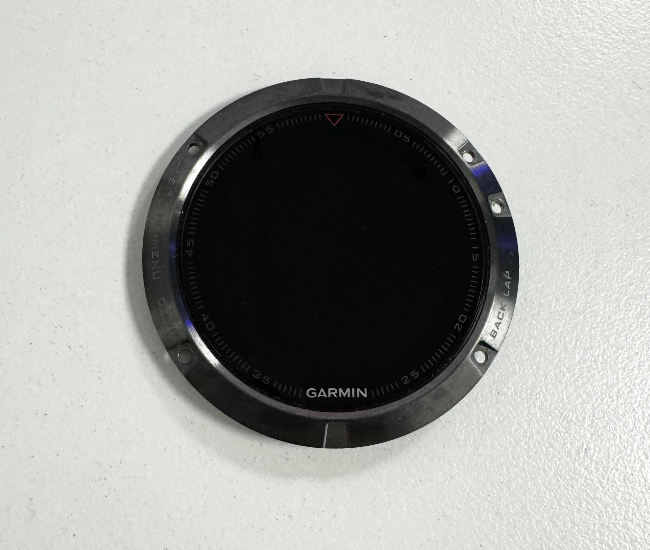 Imagem -02 - Tela Lcd para Garmin Fenix Tela Safira com Moldura Peças de Reposição Cinza Fenix5