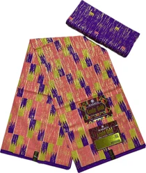 Golden Wax Fabric Kente 100% Cotton African Wax Prints Pagne Nigeria Ghana Tissu 6 yards For Women Sewing Dress Loincloths