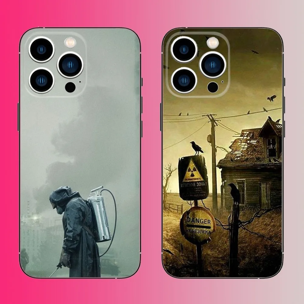 

C-Chernobyl miniseries Phone Case For iPhone 16,15,14,13,12,11,Pro,Max,Plus,Mini,X,XS,XR,8,7,6,S,Plus,SE Soft Black Case