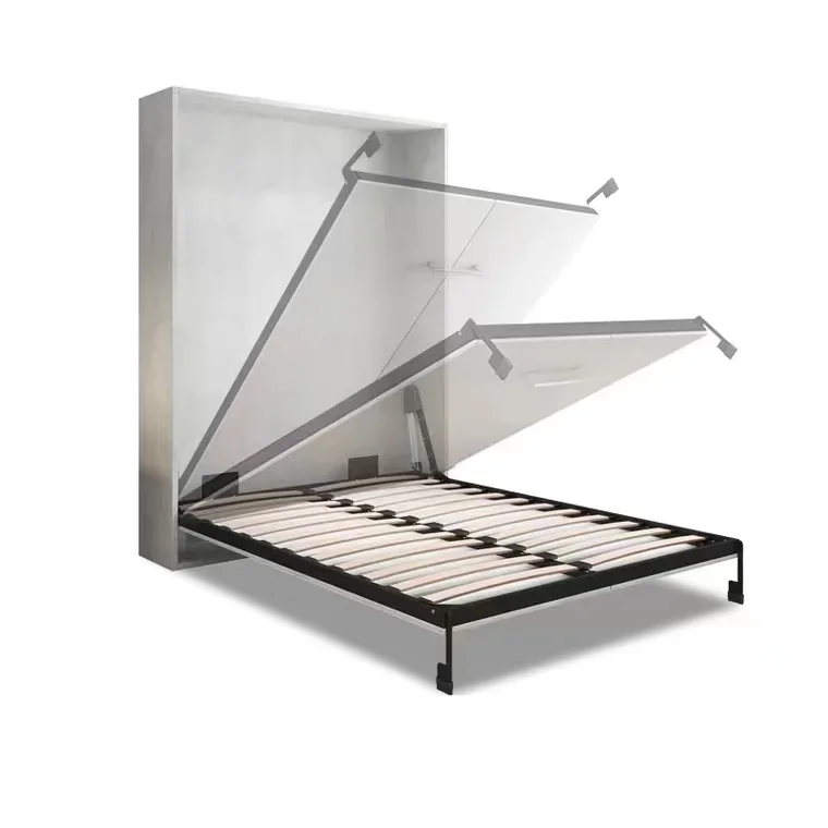 

2026Bedroom Furniture Space Saving Vertical Bed Furniture Wall Folding Bed Murphy Bed