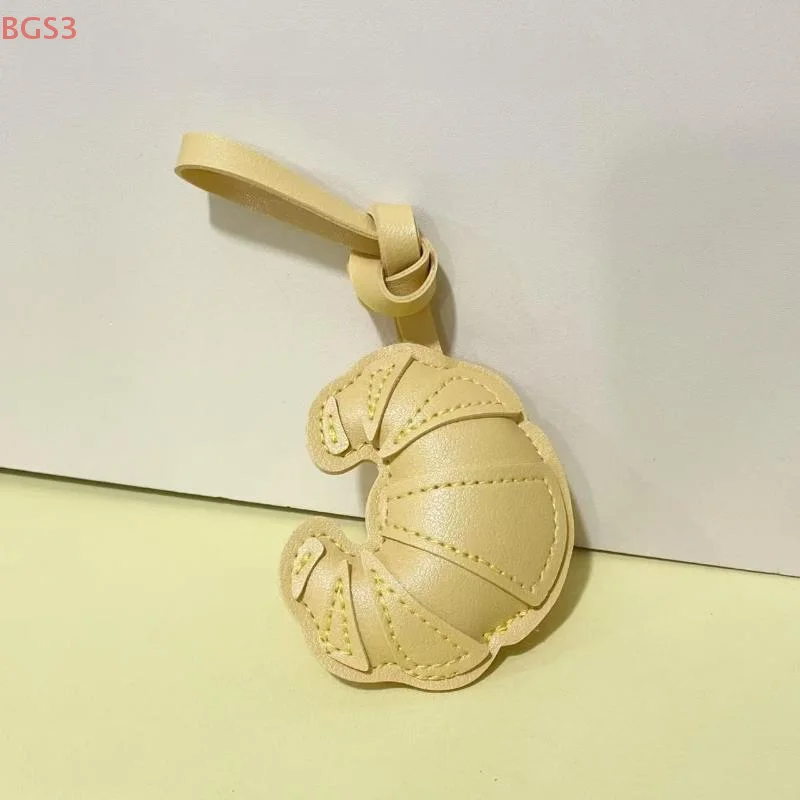 الإبداعية اليدوية متعدد الطبقات التصحيح الكرواسون الحبل المفاتيح الأمتعة قلادة حقيبة صغيرة