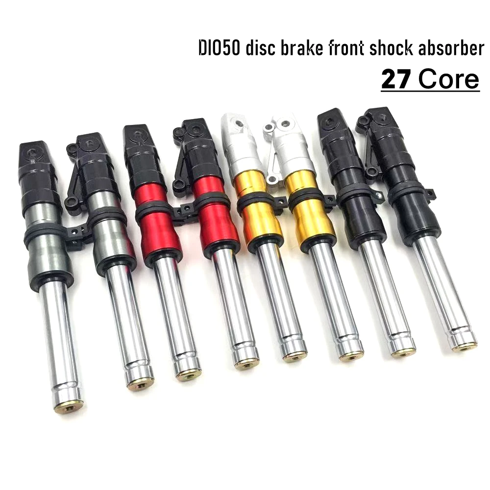 

310MM 370MM 27Core Motorcycle Front Fork Shock Absorber For Honda DIO50 AF18 28 ZX 34 35 56 Z4 50cc Scooter Modified Parts