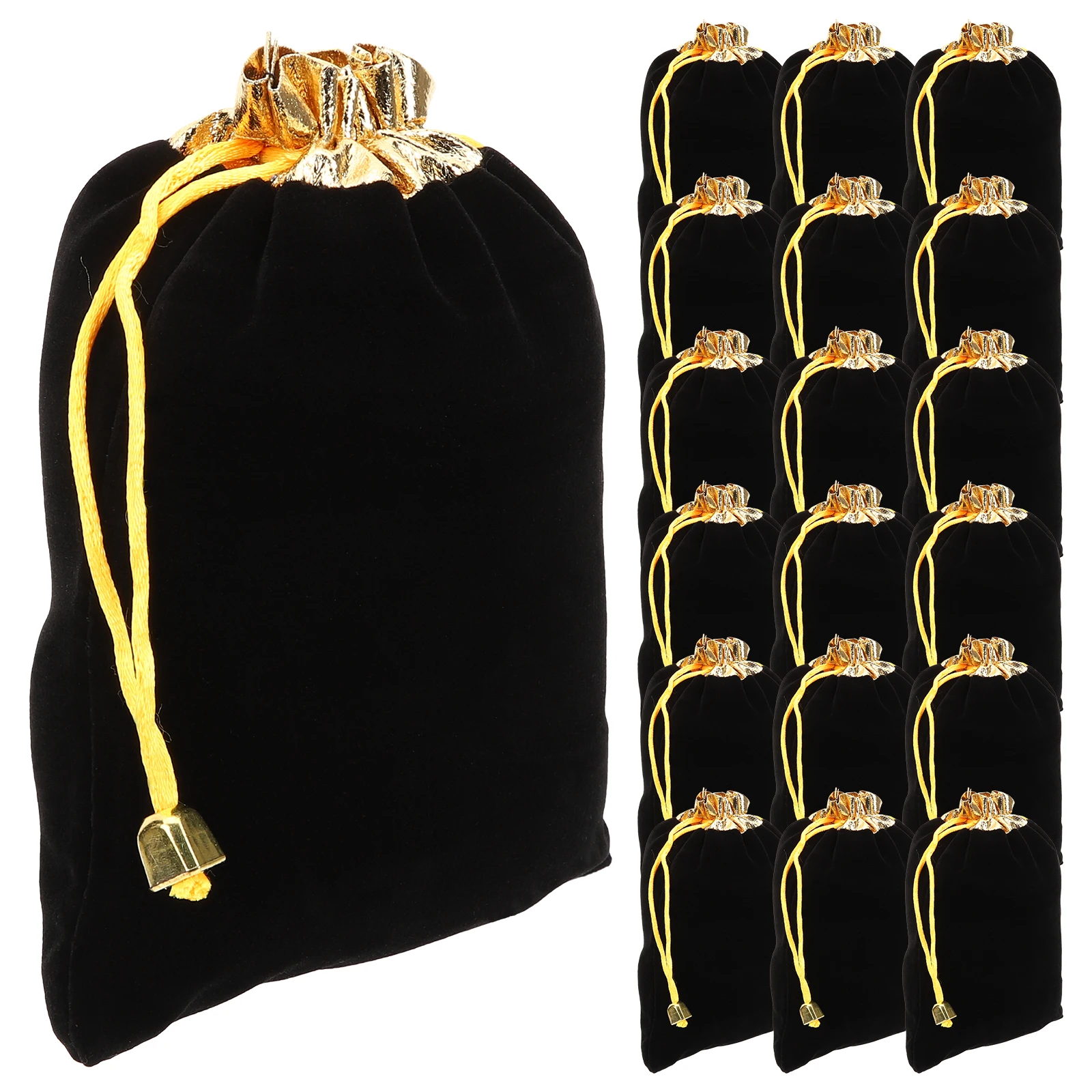 

20 Pcs Velvet Gift Bags Drawstring Small Pouches Fabric Packing Jewelry Storage Party Treats Bags Wedding C y Bag