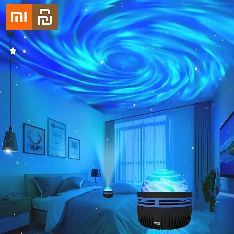 Xiaomi Youpin LED Galaxy Projector Light Colorful Galaxy Sky Projector Bedroom Night Light Kids Room Christmas Party Decoration