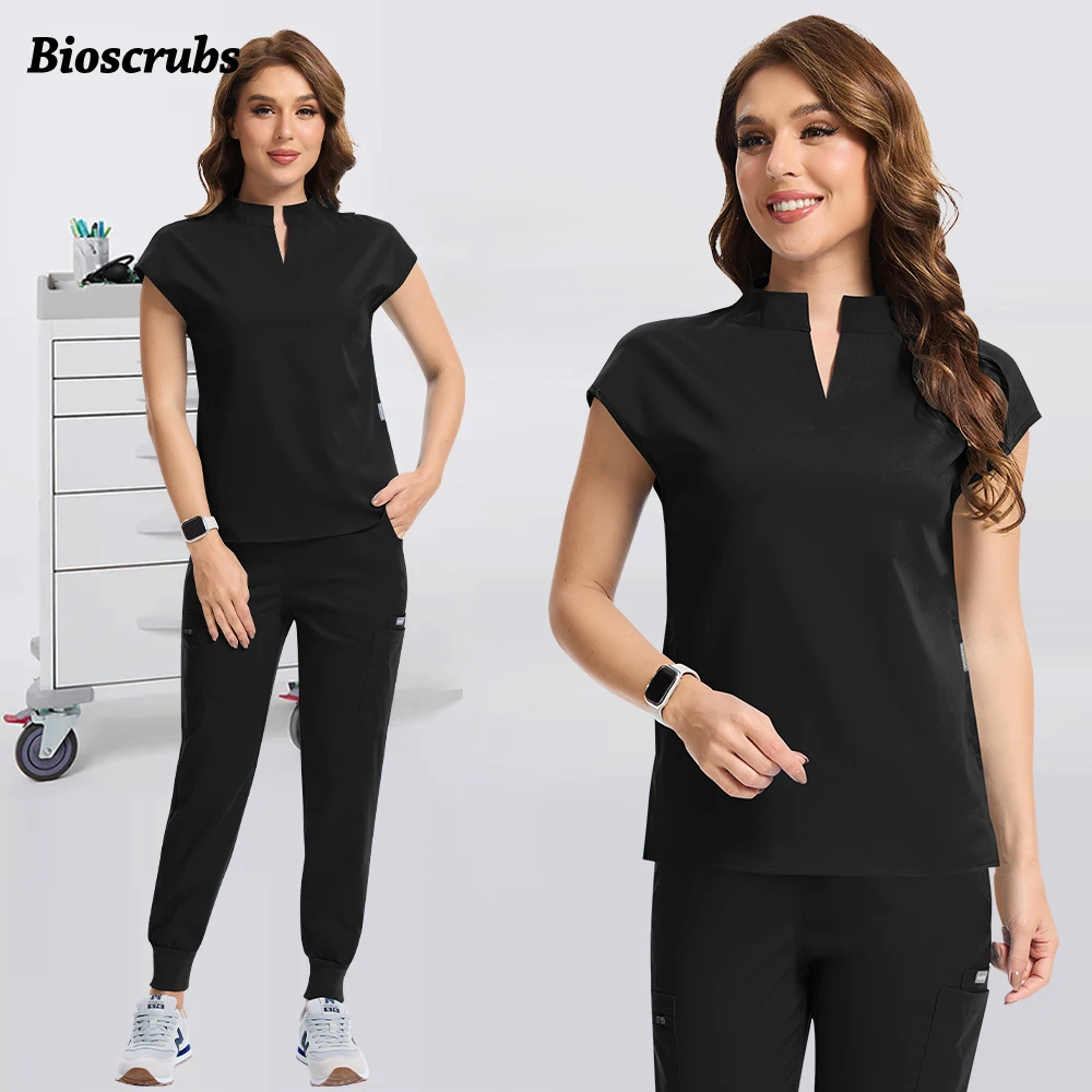 

Хирургическая униформа, женская медицинская клиническая униформа, комплект скрабов для кормления, аптечная одежда, костюм красоты, медсестра, доктор, стоматолог, спецодежда