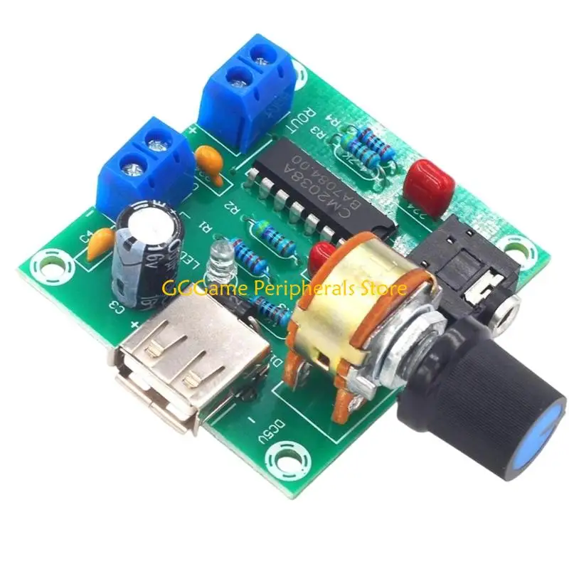 U55B PM2038 Модуль усилителя мощности USB 5Wx2 Быстрая настройка Не требует дополнительного адаптера