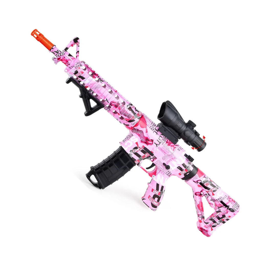 M416 Electric Toy Safety Soft Powder Pistol Multiple Models Available Self Assembled Toys Birthday Holiday Gift