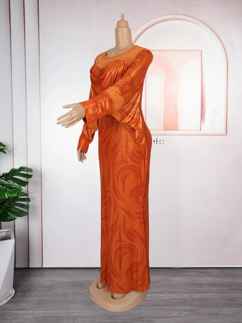 

2026 African Clothes for Women Plus Size Long Sleeves Birthday Abaya Dresses Luxury Party Wedding Dress Outfits Africa Clothing