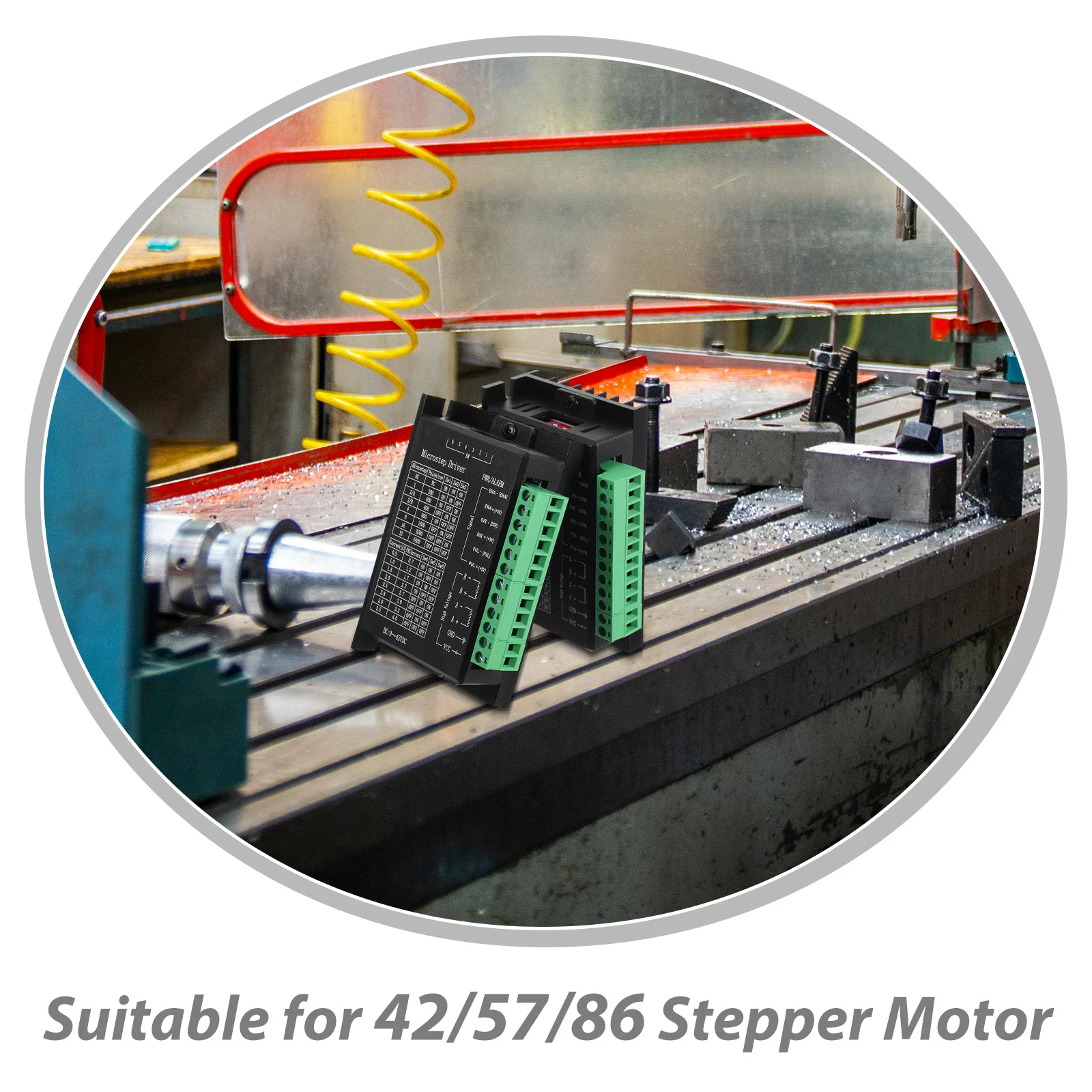 2Pcs High Precision Stepper Motor Driver Controller Module 32 Subdivision Compatible with 42 57 86 Stepper Motors for Cnc 3D