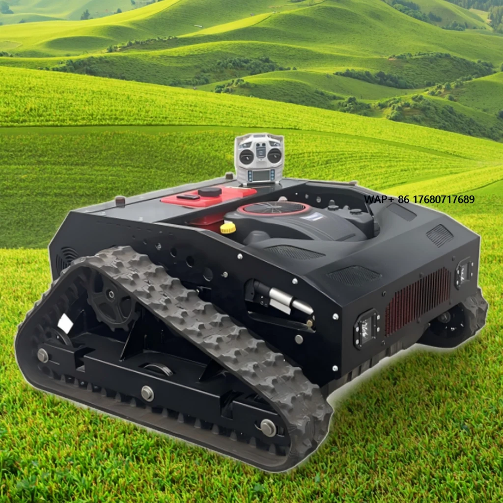 

Газонокосилка-робот на гусеничном ходу, самоходная, для сада и двора, для удаленного управления, для удаления сорняков