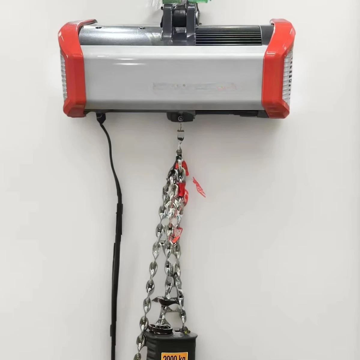 Ring Chain Electric Hoist CLX16 H3 Double Chain V4/0.7 1t Capacity New Condition Cable Sling Type Alloy Material Pendant
